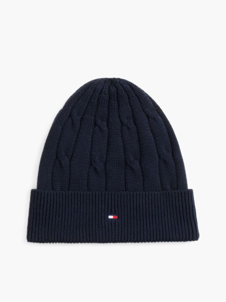 Μπλε Σκουφάκι Με Cable Πλέξη  Παιδί Unisex
