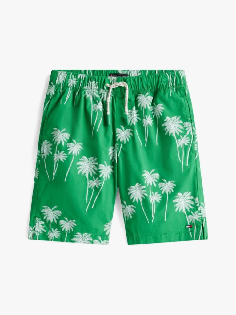 Multi Floral Print Poplin Shorts  Boys