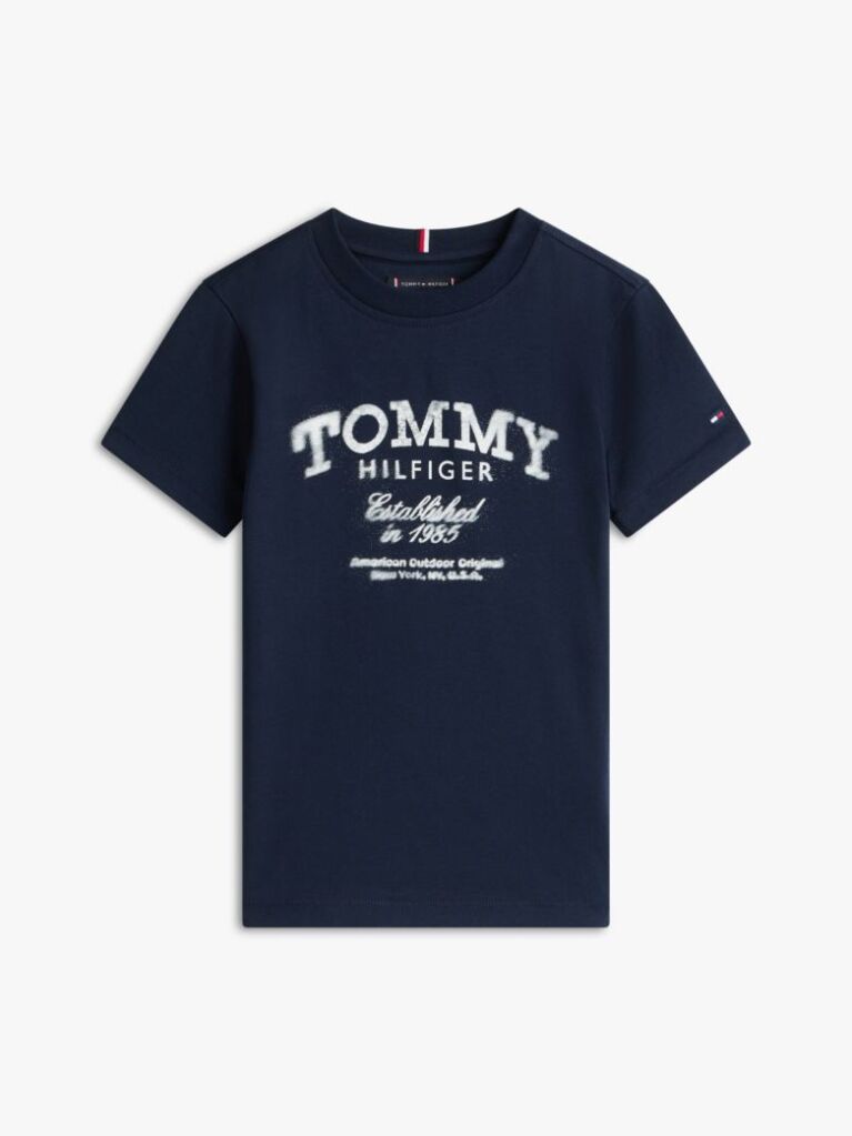 Blue Logo Print T-Shirt  Boys