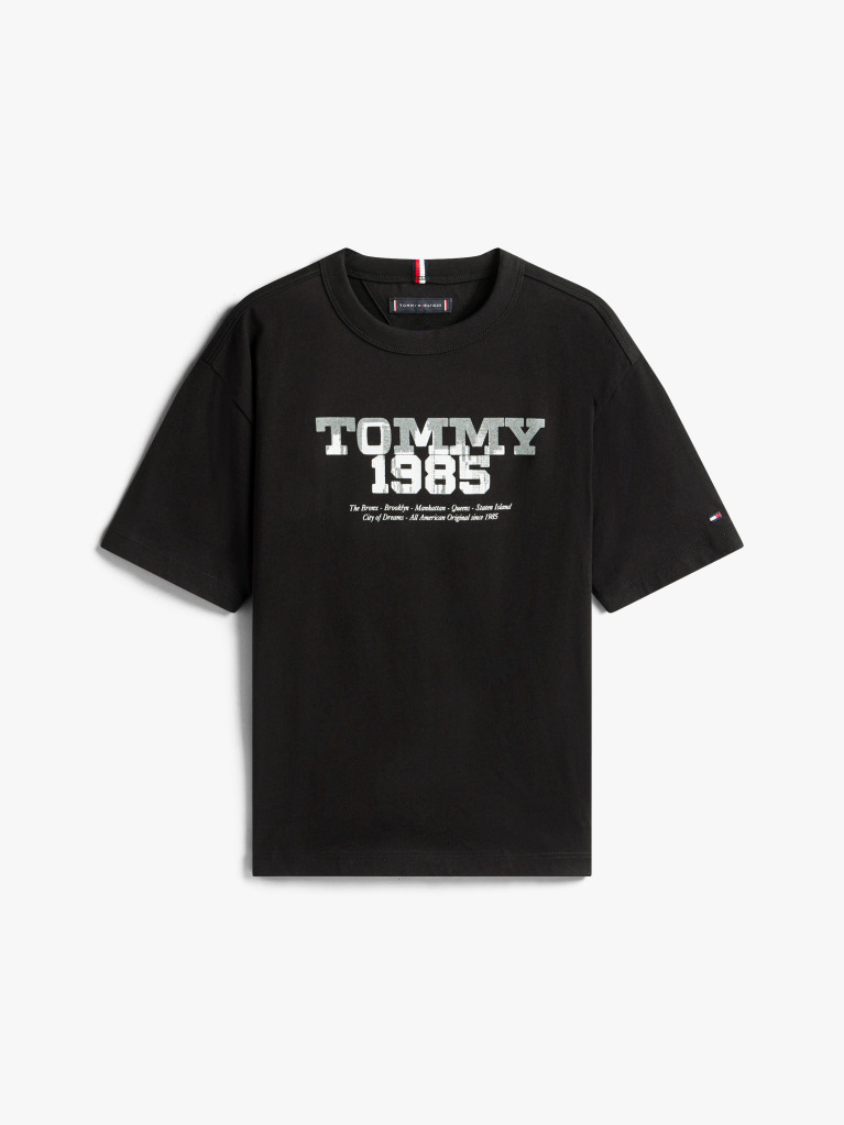 Μαύρο 1985 T-Shirt Με Κλασική Λαιμόκοψη  Αγόρια