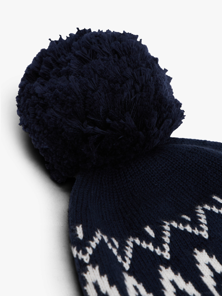 Multi Fairisle Beanie  Boys