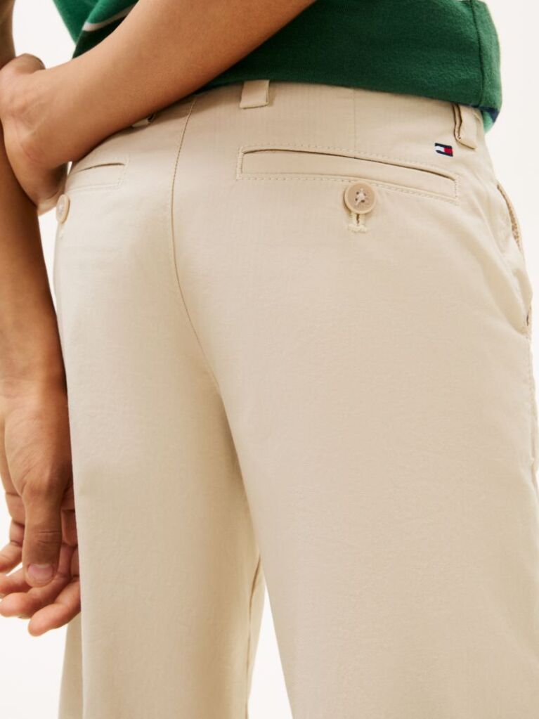 Beige Essential Lightweight Twill Loose Chinos  Boys