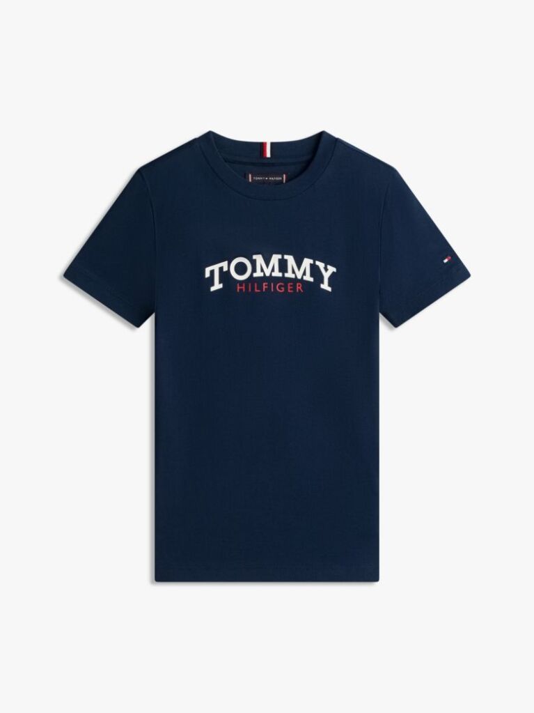 Blue Logo Crew Neck Jersey T-Shirt  Boys
