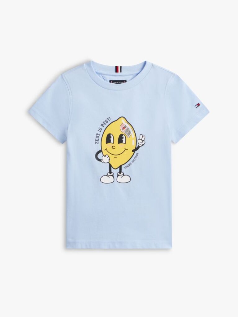 Blue Graphic Print Jersey T-Shirt  Boys