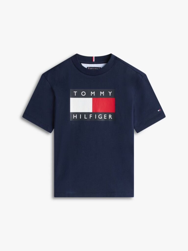 Blue Heritage Flag Print Jersey T-Shirt  Boys
