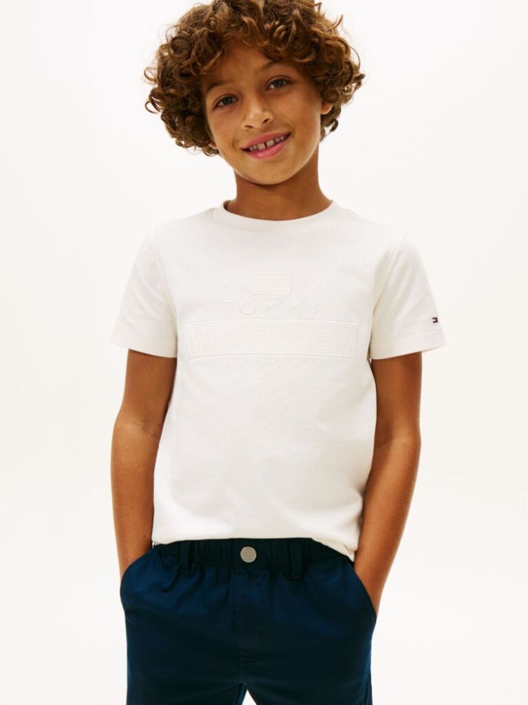 White Graphic T-Shirt  Boys