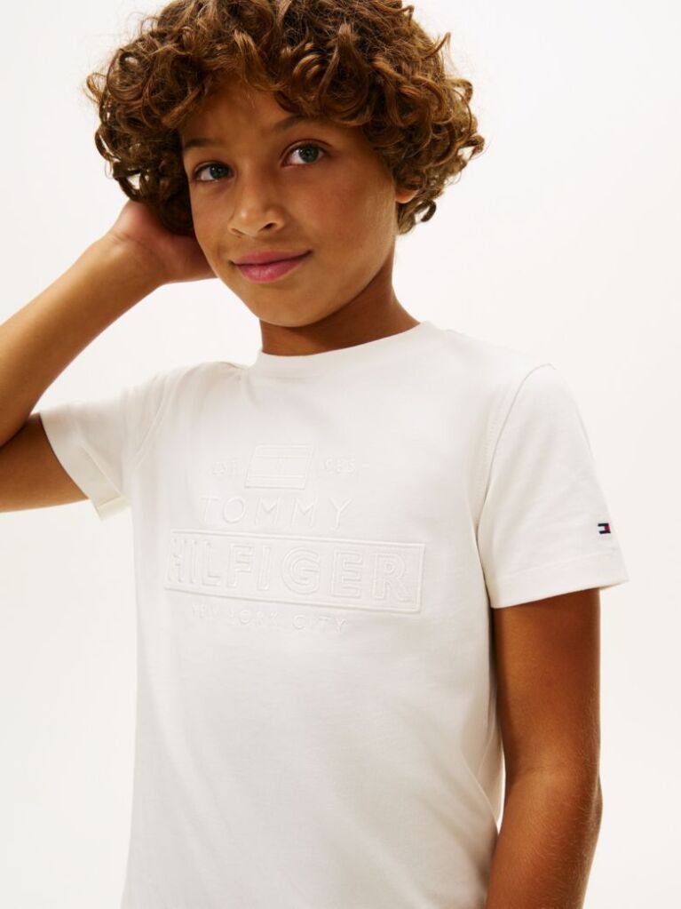 White Graphic T-Shirt  Boys
