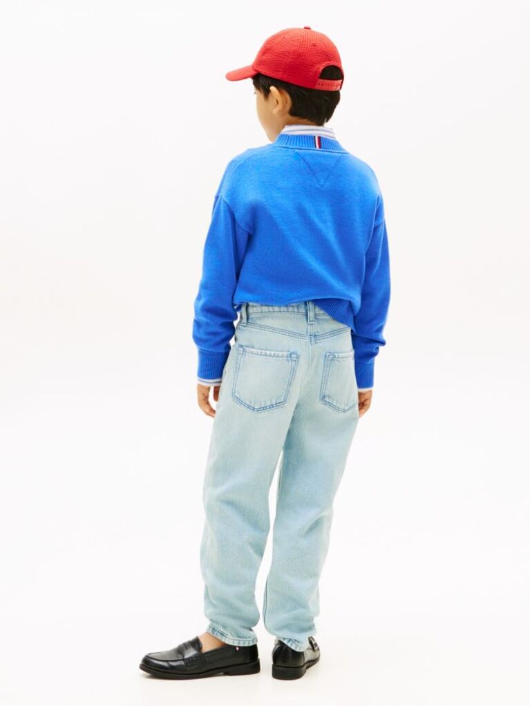 Blue Faded Regular Jeans  Boys