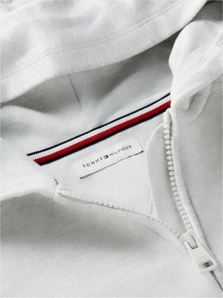 Γκρι Hoody Με Φερμουάρ Και Varsity Λογότυπο  Αγόρια