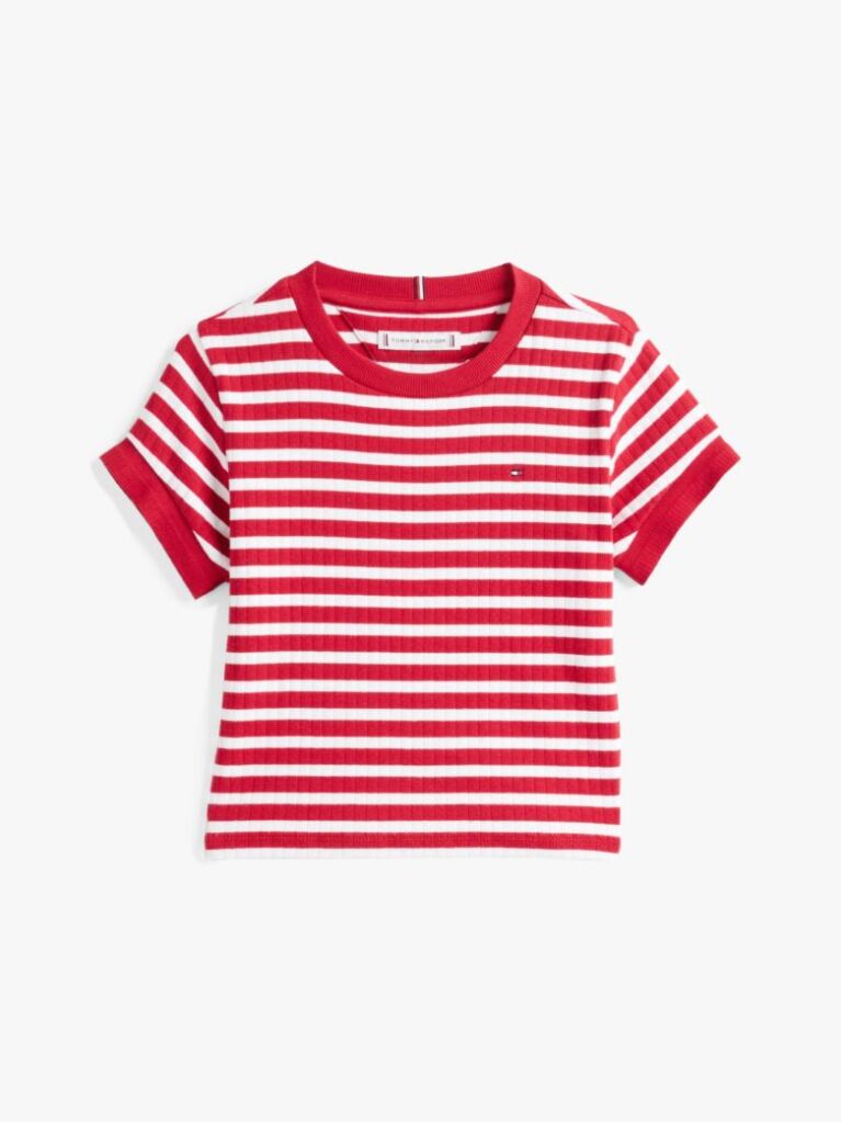 Multi Stripe Extra Slim T-Shirt  Girls