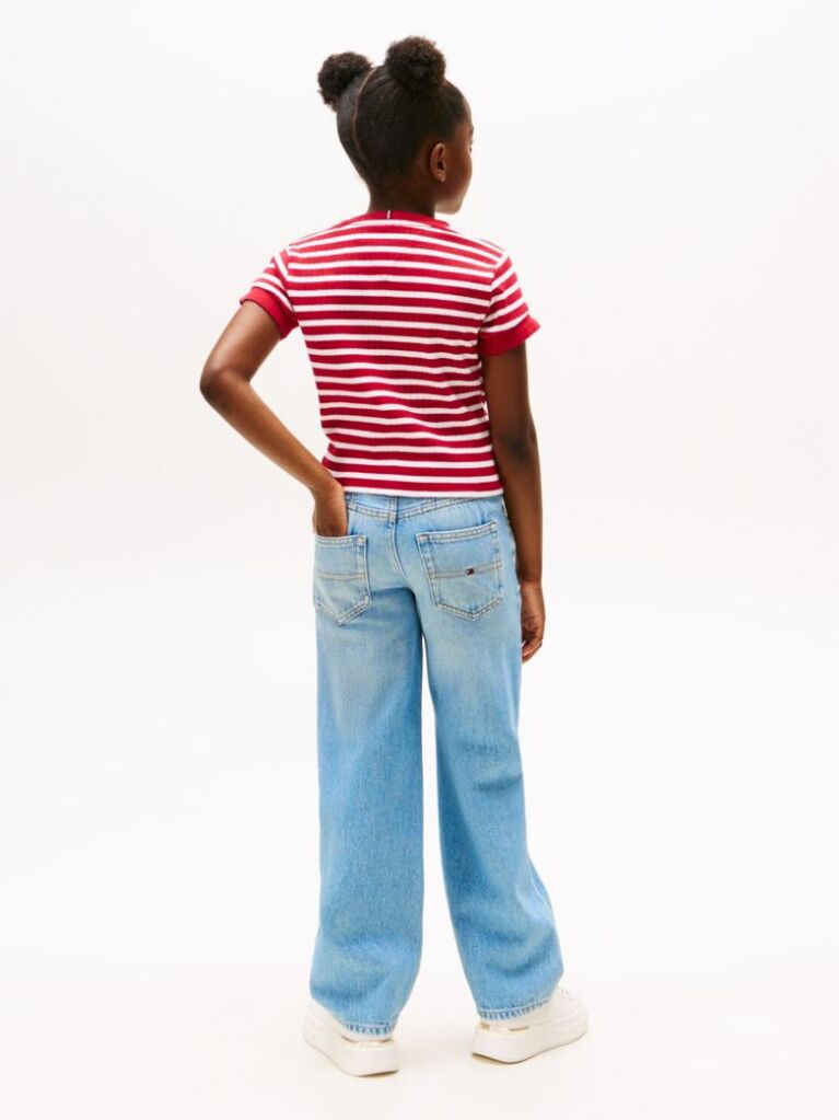 Multi Stripe Extra Slim T-Shirt  Girls