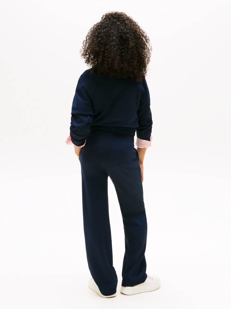 Blue Logo Straight Leg Joggers  Girls