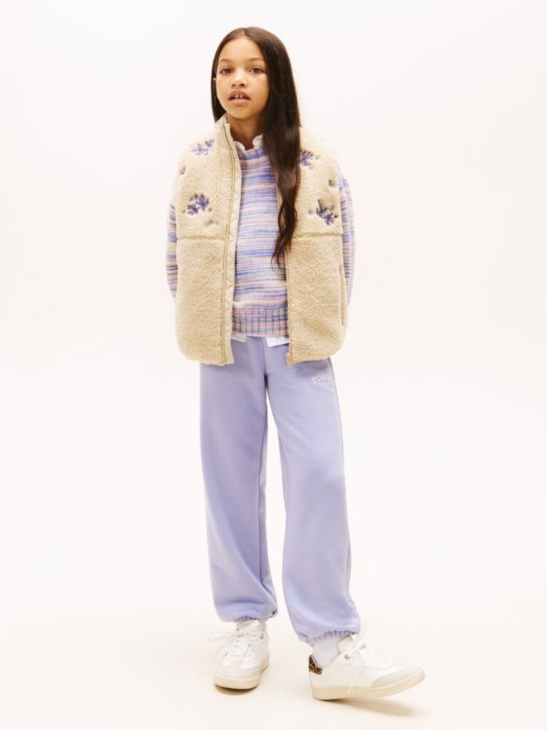 Μωβ Παντελόνι Φόρμας Με Μανσέτες  Κορίτσια