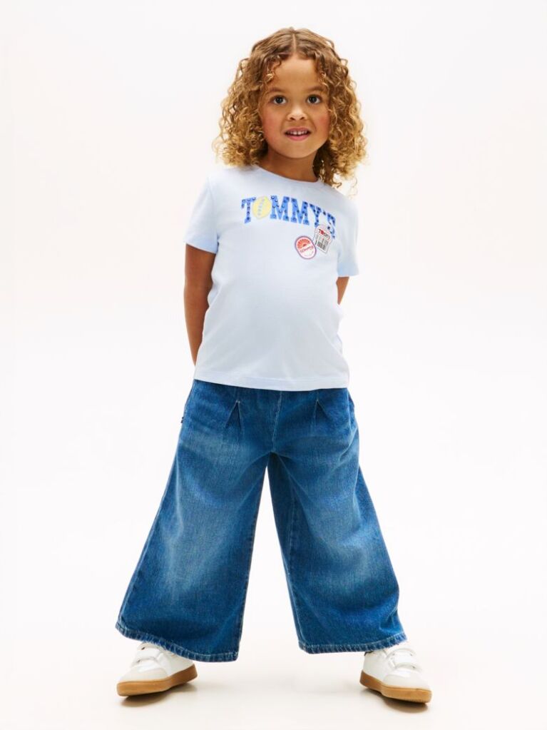 Blue Fruit Logo Jersey T-Shirt  Girls