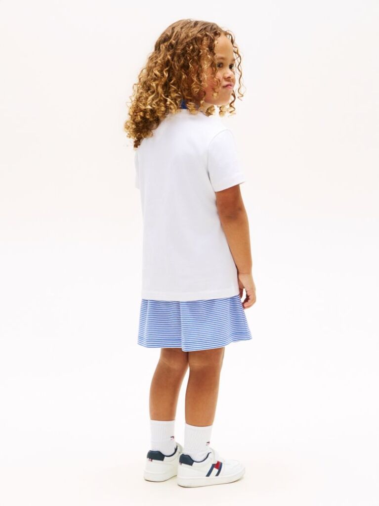 White Fruit Logo Jersey T-Shirt  Girls