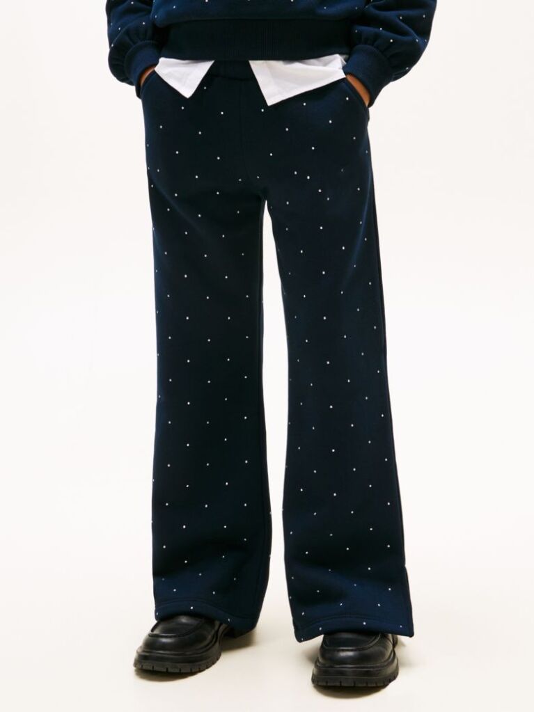Blue Festive Stud Sweatpants  Girls