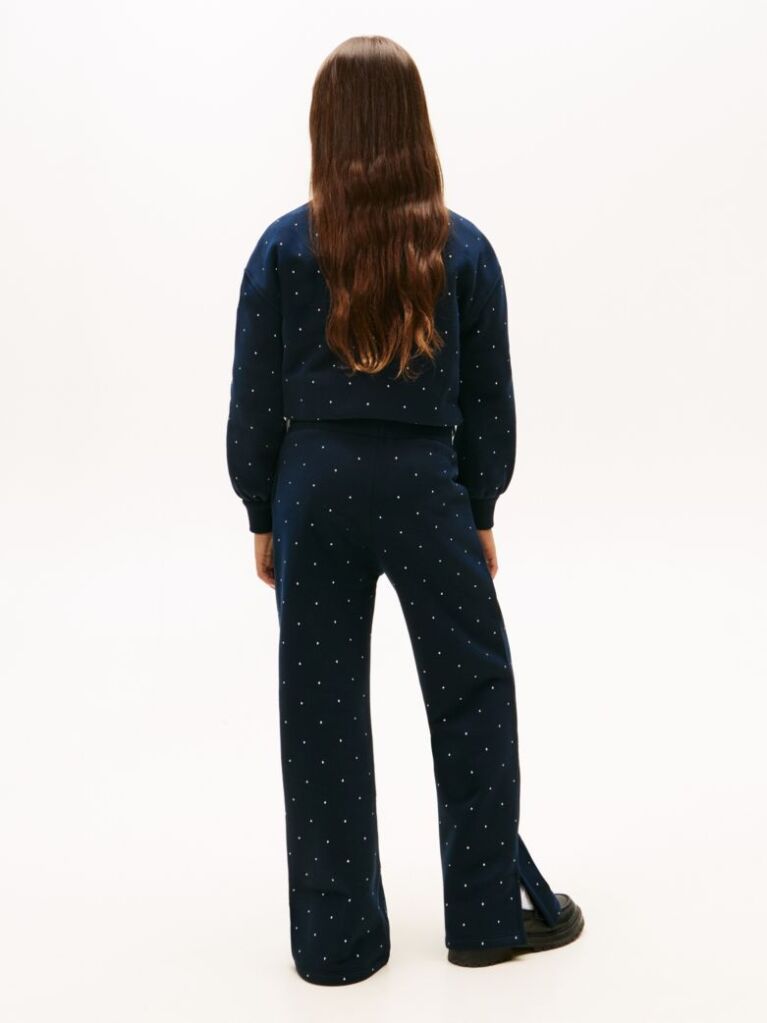 Blue Festive Stud Sweatpants  Girls