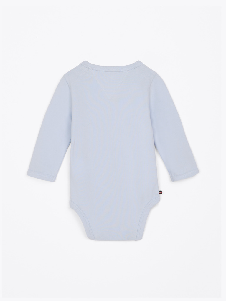 Blue Hilfiger Monotype Long Sleeve Bodysuit  Newborn