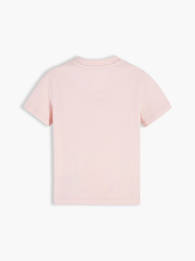 Pink Logo Peached Crew Neck T-Shirt  Newborn