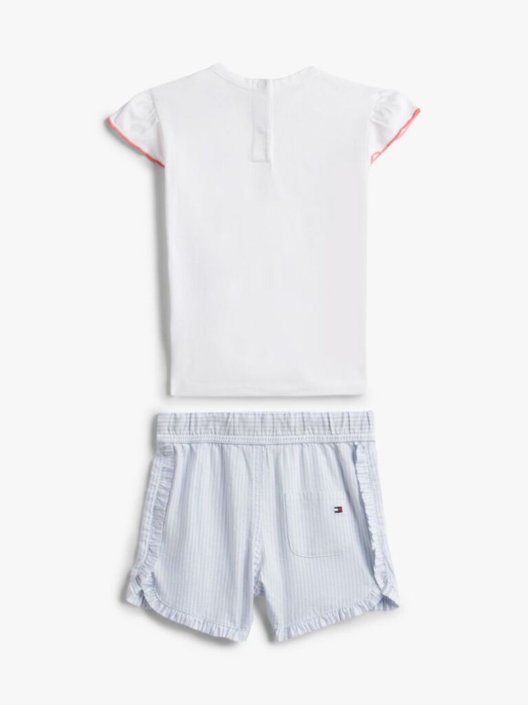 Multi Ithaca Stripe T-Shirt And Shorts Set  Newborn