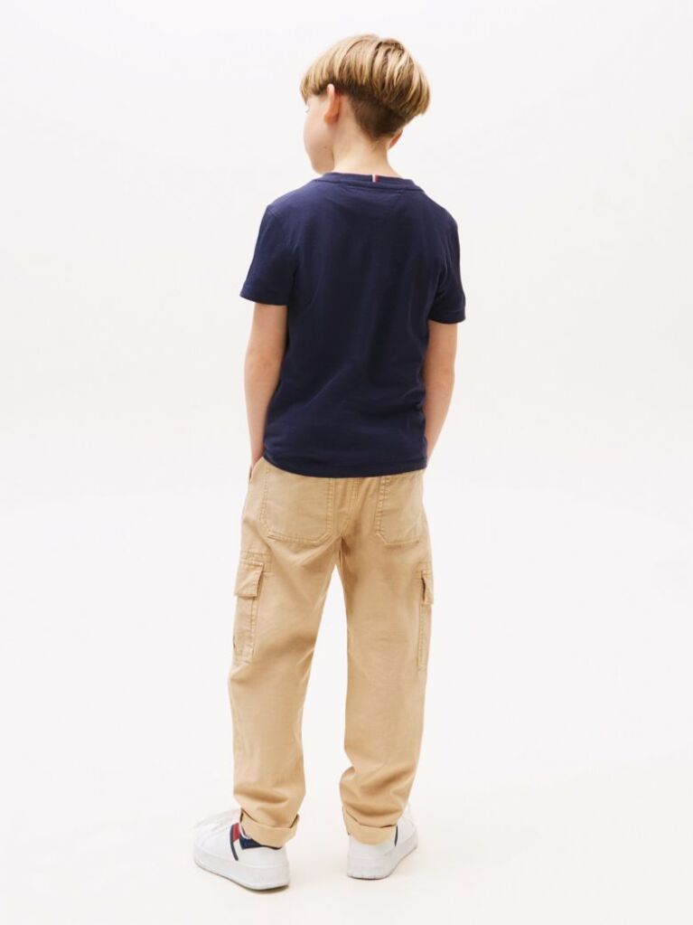 Μπλε T-Shirt Από Οργανικό Βαμβάκι  Παιδί Unisex