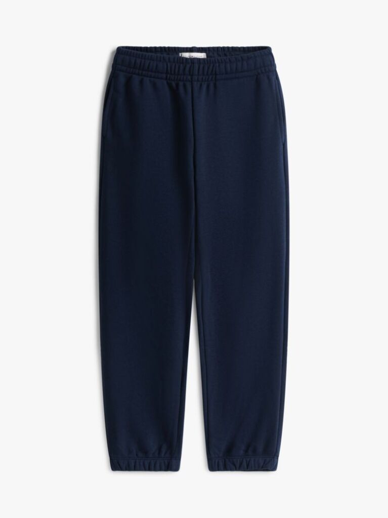 Blue Flag Embroidery Cuffed Joggers  Kids Unisex