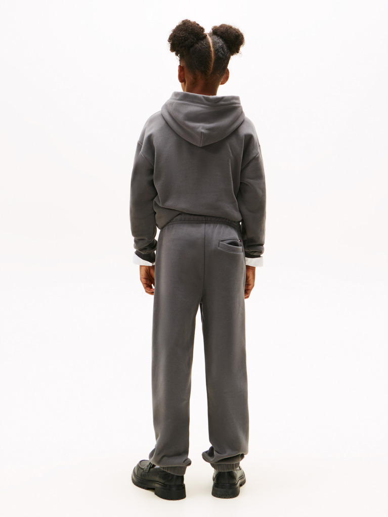 Γκρι Fleece Παντελόνι Φόρμας Σε Κανονική Γραμμή  Παιδί Unisex