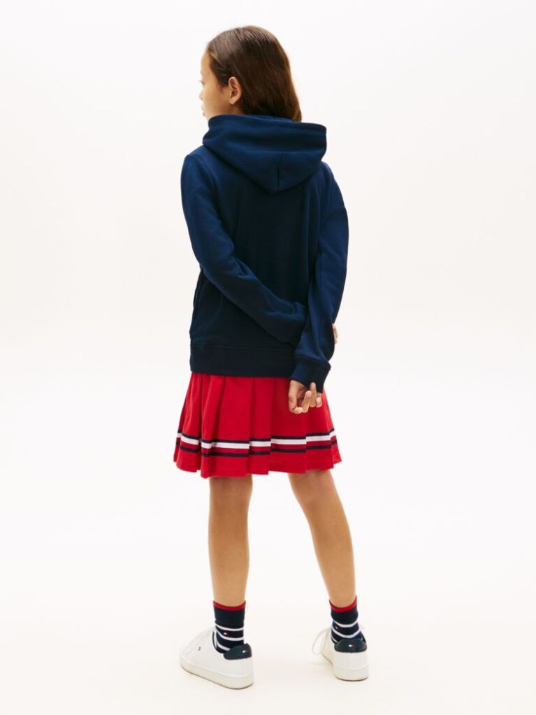 Blue Heritage Flag Badge Terry Hoody  Kids Unisex