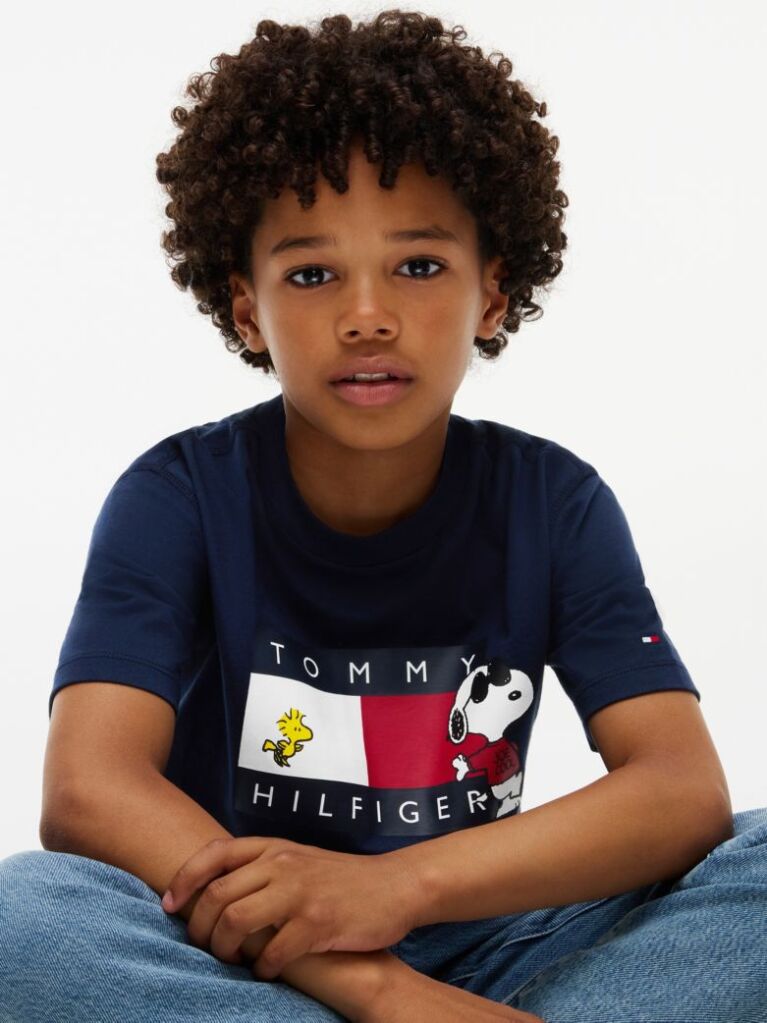 Μπλε Peanuts® T-Shirt Με Σχέδιο  Παιδί Unisex