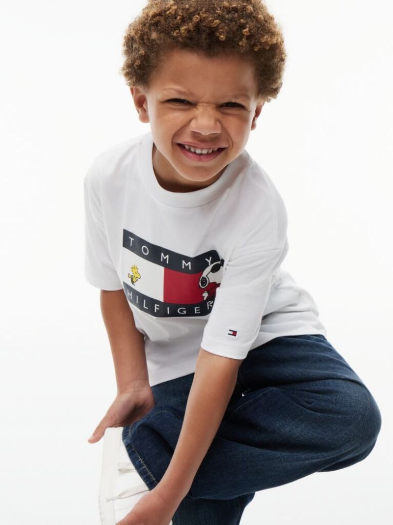 Άσπρο Peanuts® T-Shirt Με Σχέδιο  Παιδί Unisex