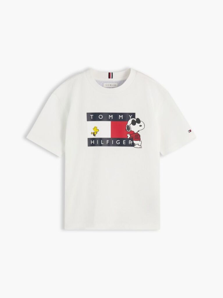 Άσπρο Peanuts® T-Shirt Με Σχέδιο  Παιδί Unisex