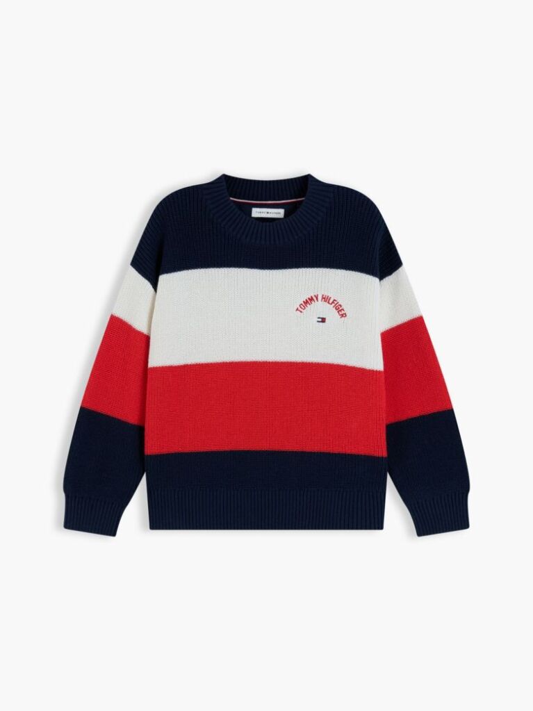 Multi Πουλόβερ Με Colour-Blocked Ριγέ Σχέδιο  Παιδί Unisex