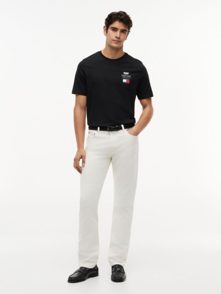 Μαύρο TH x Cadillac Formula 1® Team T-Shirt Με Λογότυπο  Unisex