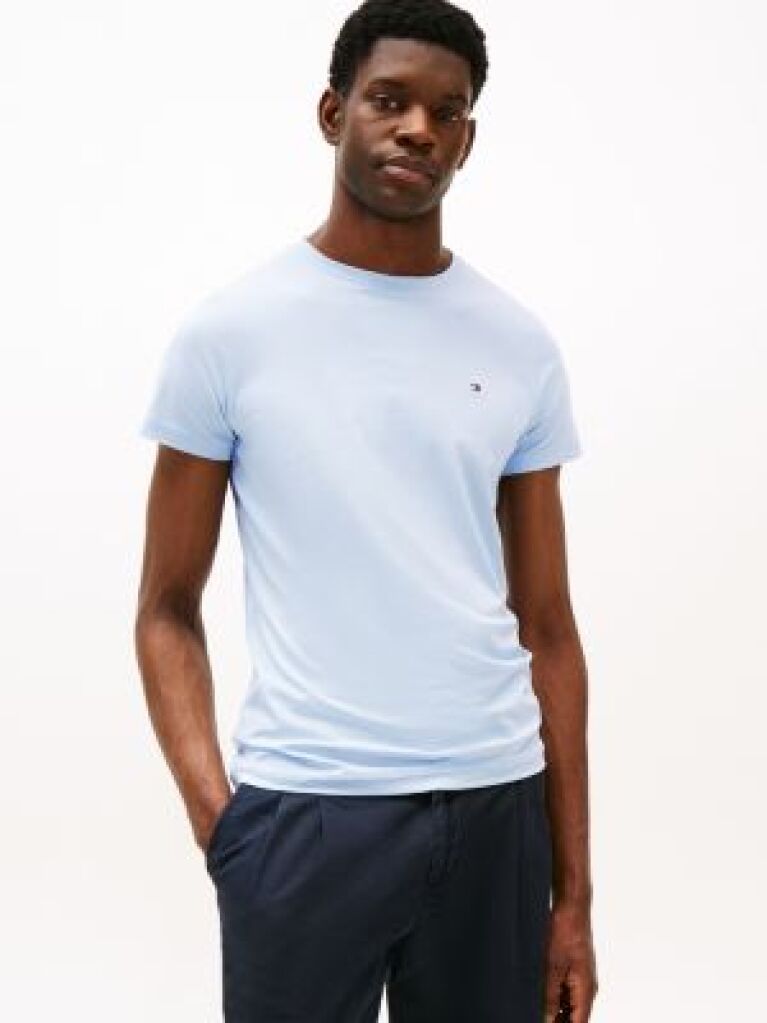 Μπλε T-Shirt Με Extra Slim Γραμμή  Άνδρες