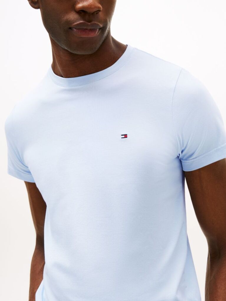 Μπλε T-Shirt Με Extra Slim Γραμμή  Άνδρες