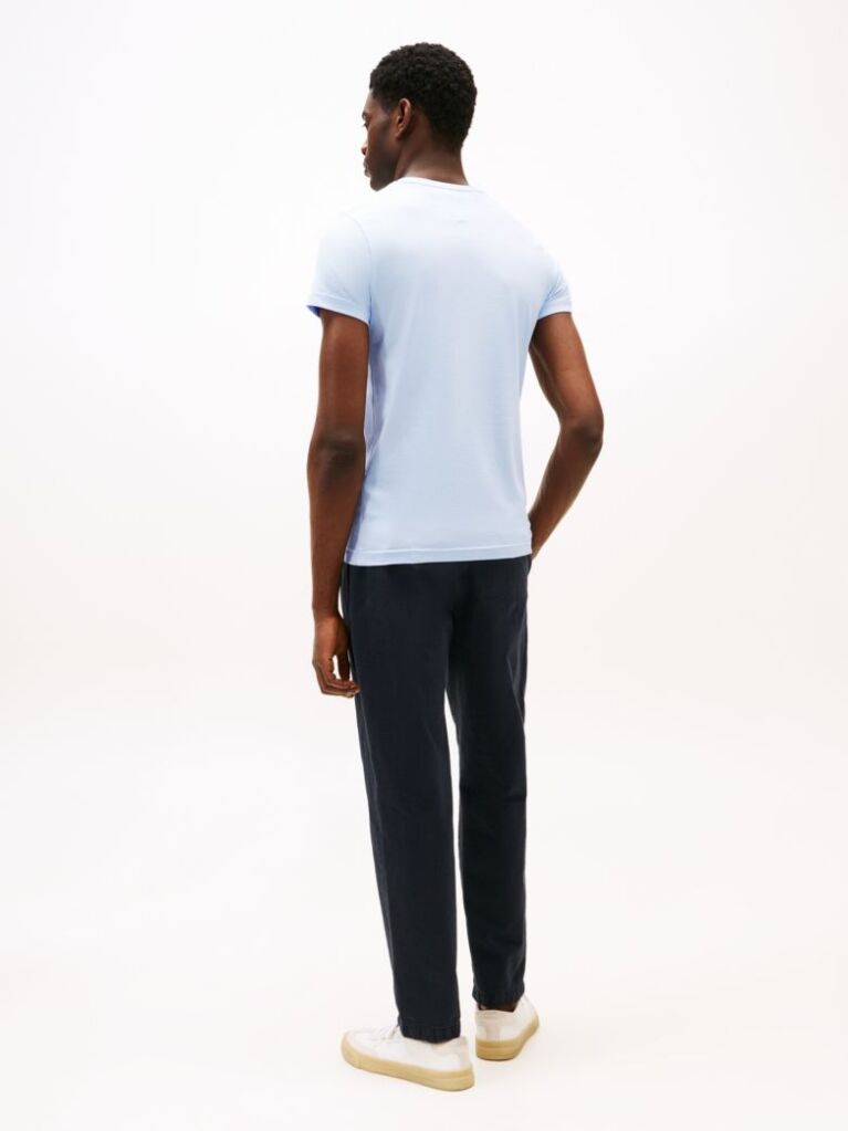 Μπλε T-Shirt Με Extra Slim Γραμμή  Άνδρες