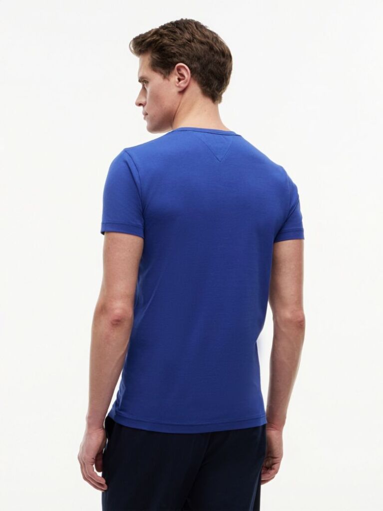 Μπλε T-Shirt Με Extra Slim Γραμμή  Άνδρες