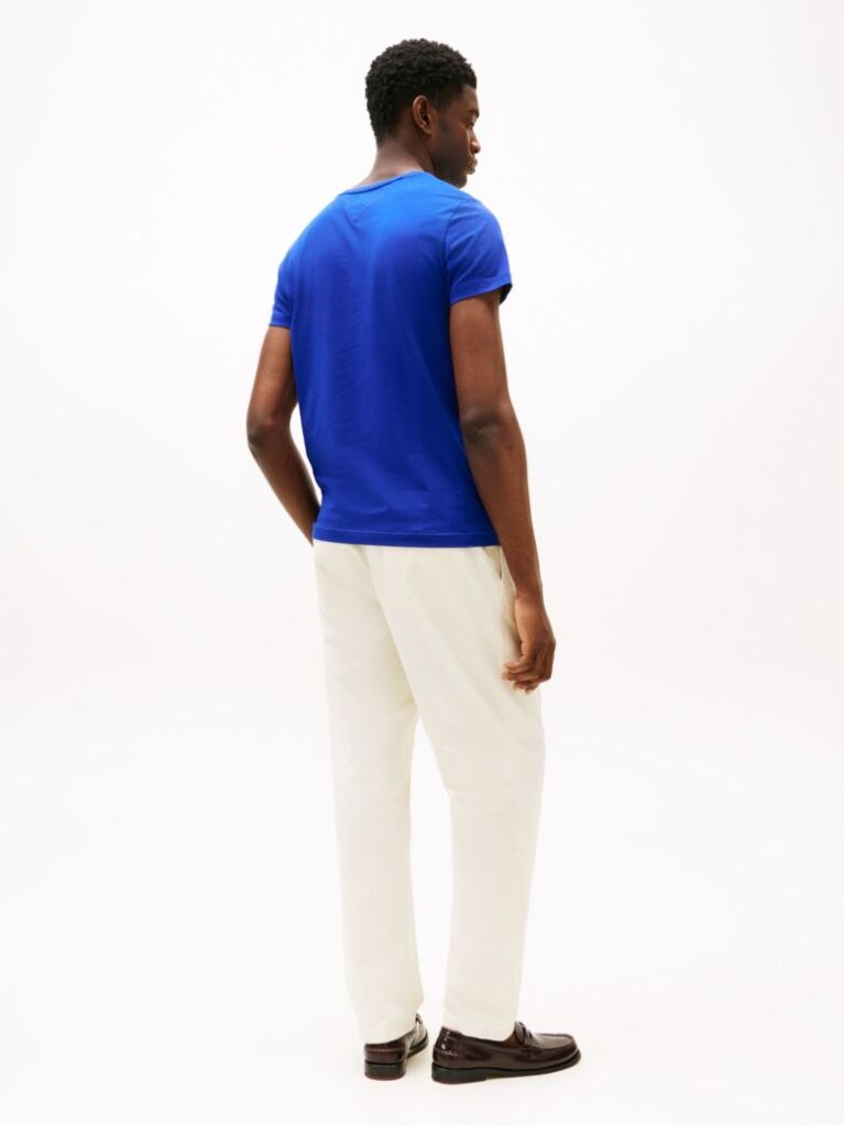 Μπλε T-Shirt Με Extra Slim Γραμμή  Άνδρες
