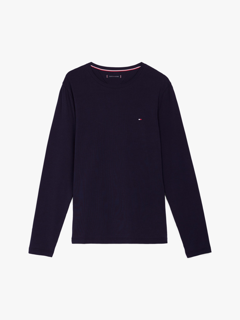 Blue Extra Slim Fit Long Sleeve T-Shirt  Men