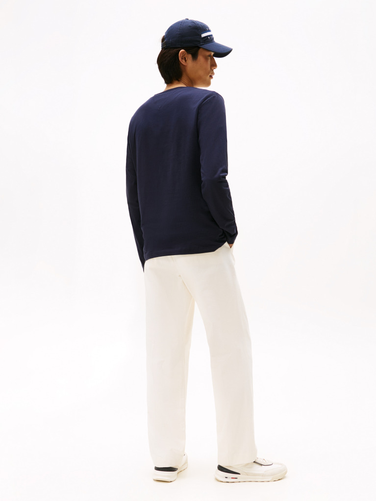 Blue Extra Slim Fit Long Sleeve T-Shirt  Men