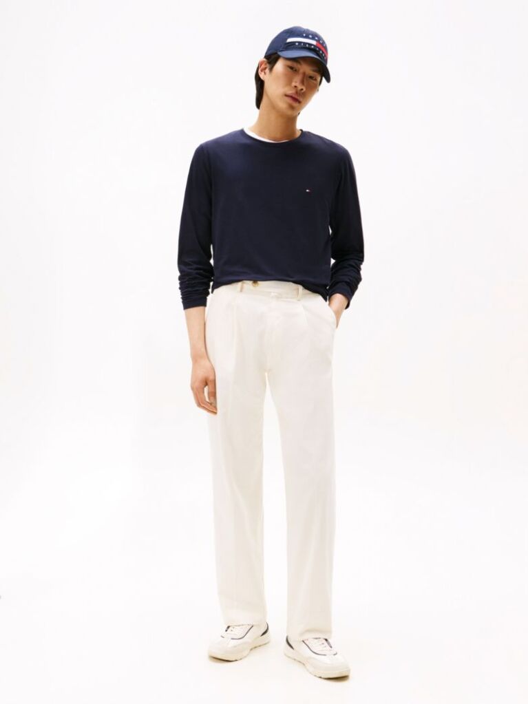 Blue Extra Slim Fit Long Sleeve T-Shirt  Men