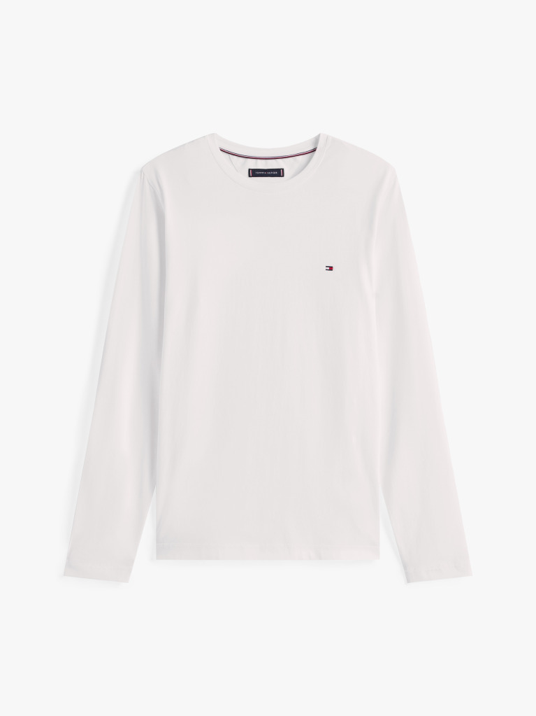 White Extra Slim Fit Long Sleeve T-Shirt  Men