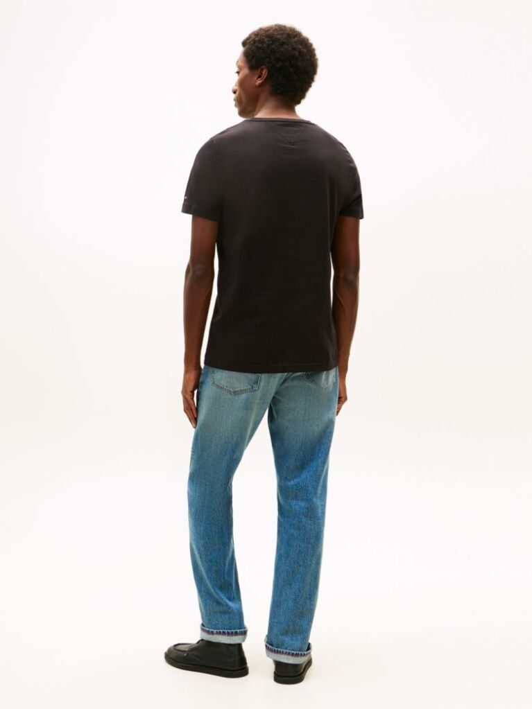 Black Core Tommy Logo Tee  Men