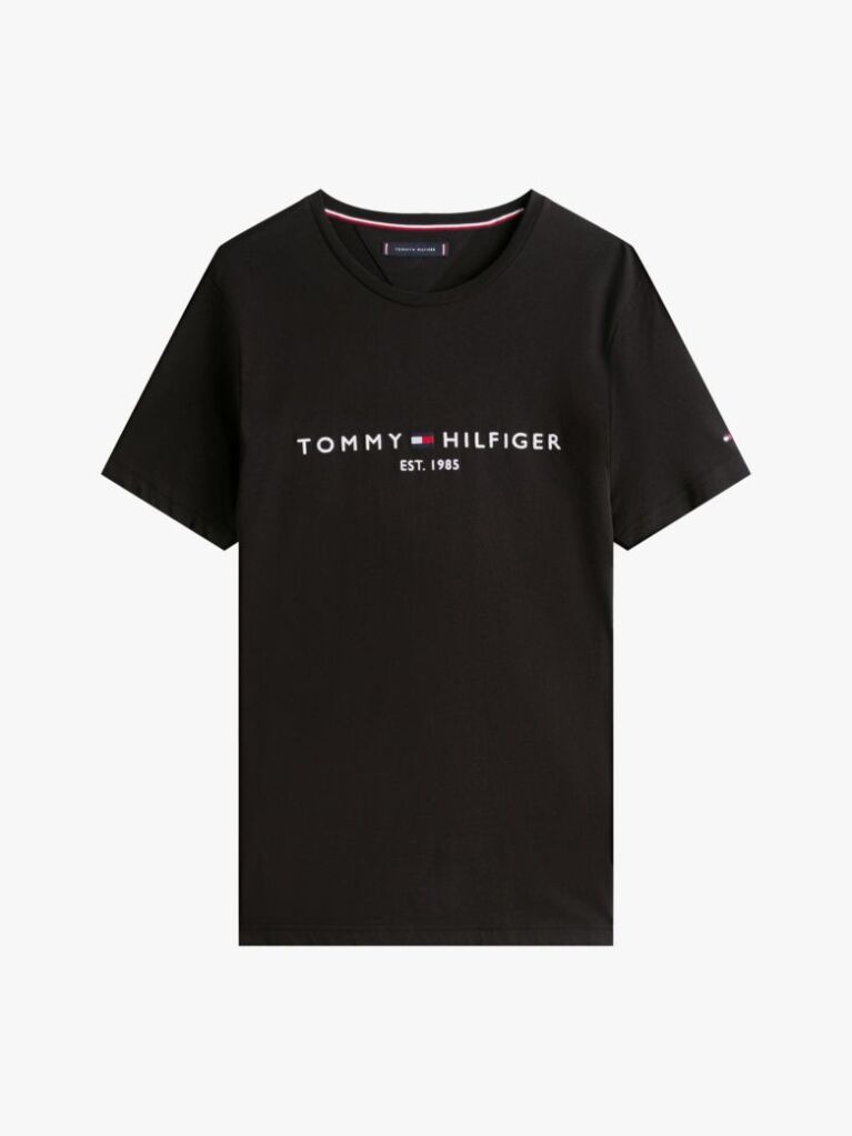 Black Core Tommy Logo Tee  Men