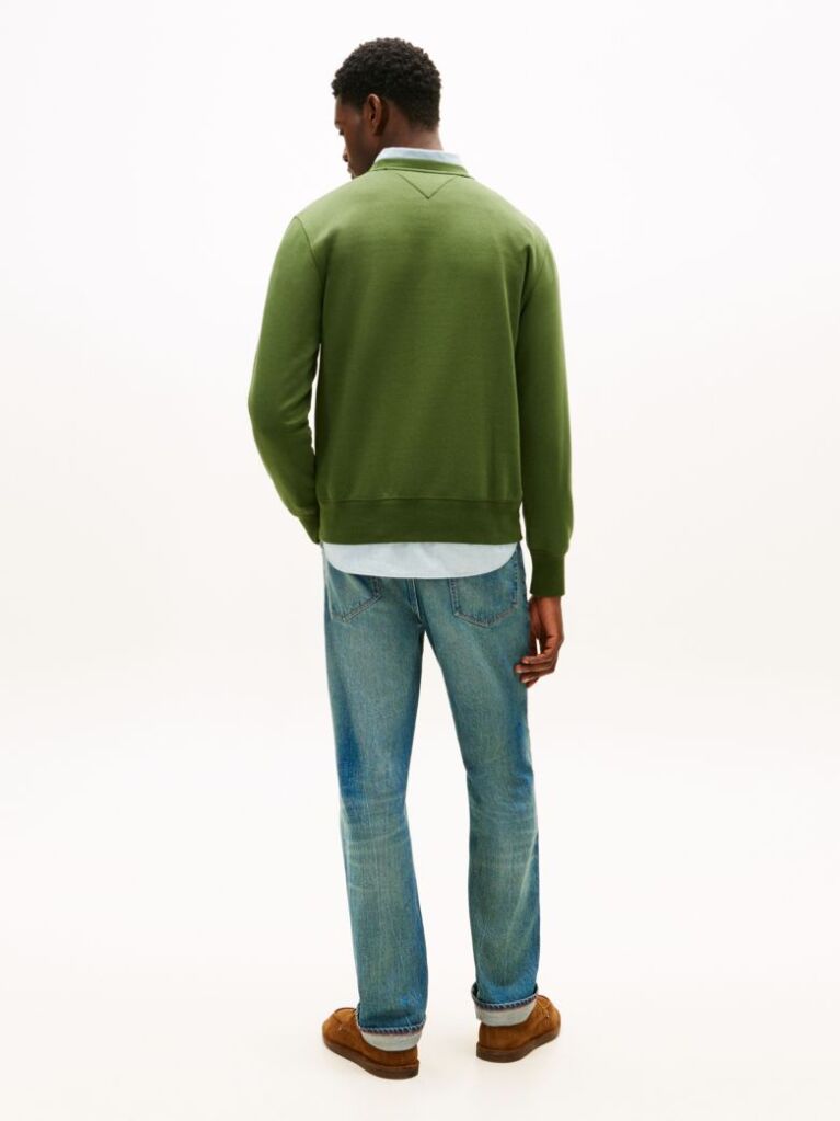 Green TH Flex Logo Sweatshirt  Men