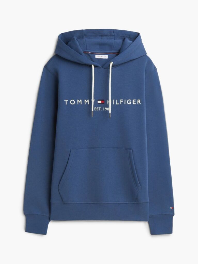 Μπλε Flex Hoody Με Λογότυπο  Άνδρες