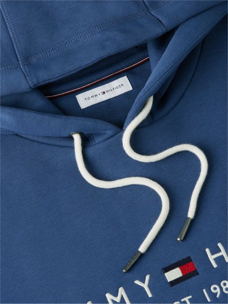Μπλε Flex Hoody Με Λογότυπο  Άνδρες