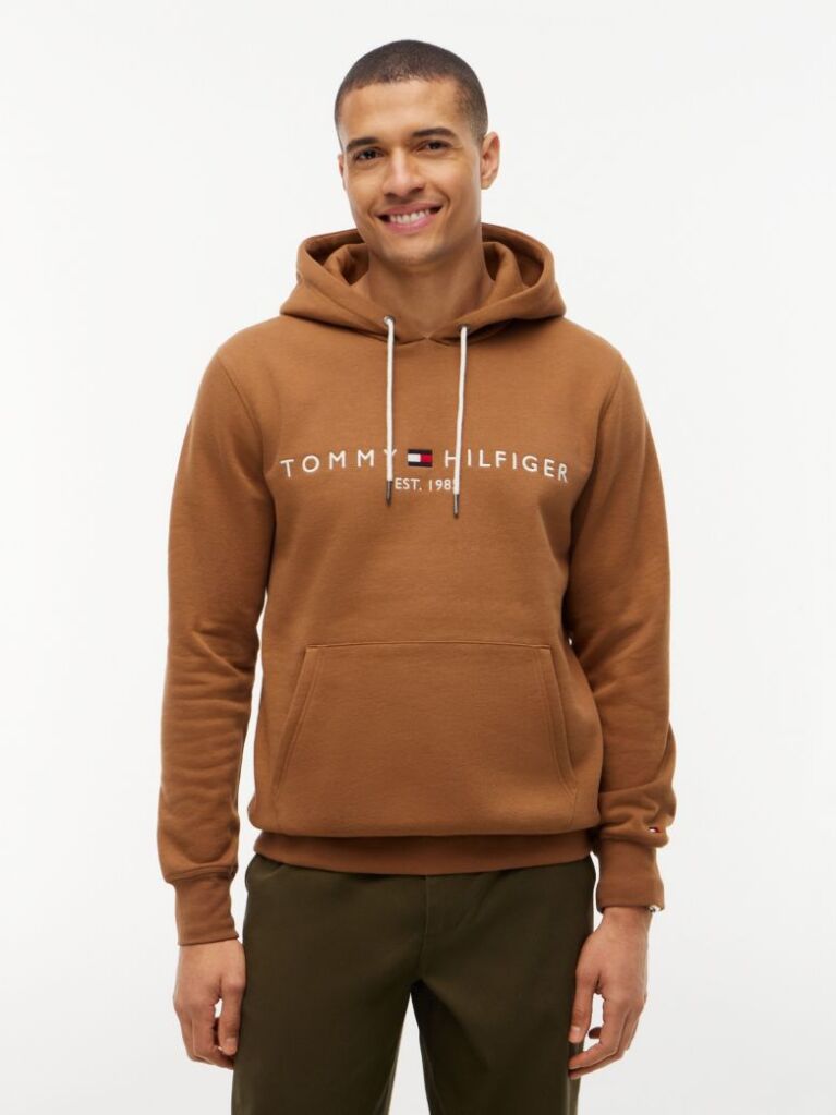 Καφέ Flex Hoody Με Λογότυπο  Άνδρες