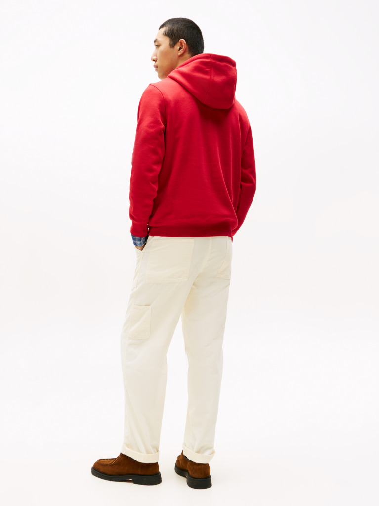 Red Flex Logo Hoody  Men