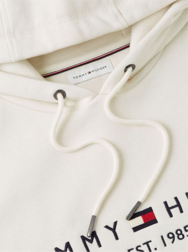 Μπεζ Flex Hoody Με Λογότυπο  Άνδρες